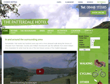 Tablet Screenshot of patterdalehotel.co.uk
